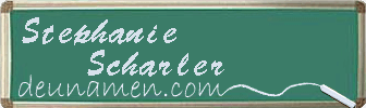 Stephanie Scharler Visitenkarte